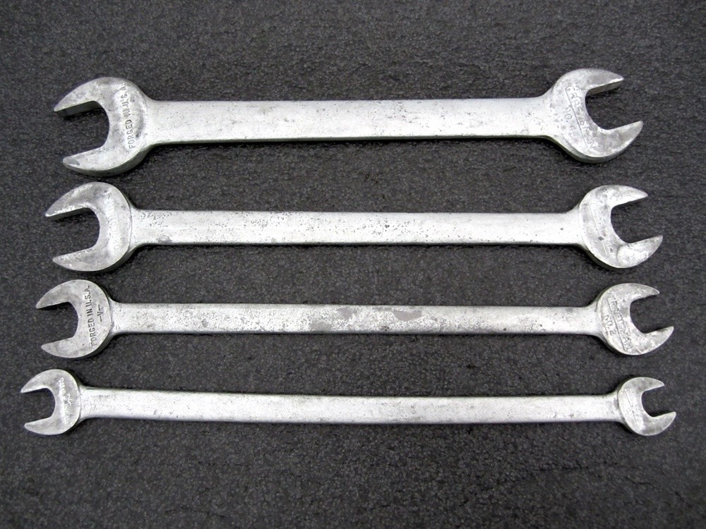 Vintage Craftsman 4pc SAE Tappet Wrench Set -V- Made in USA