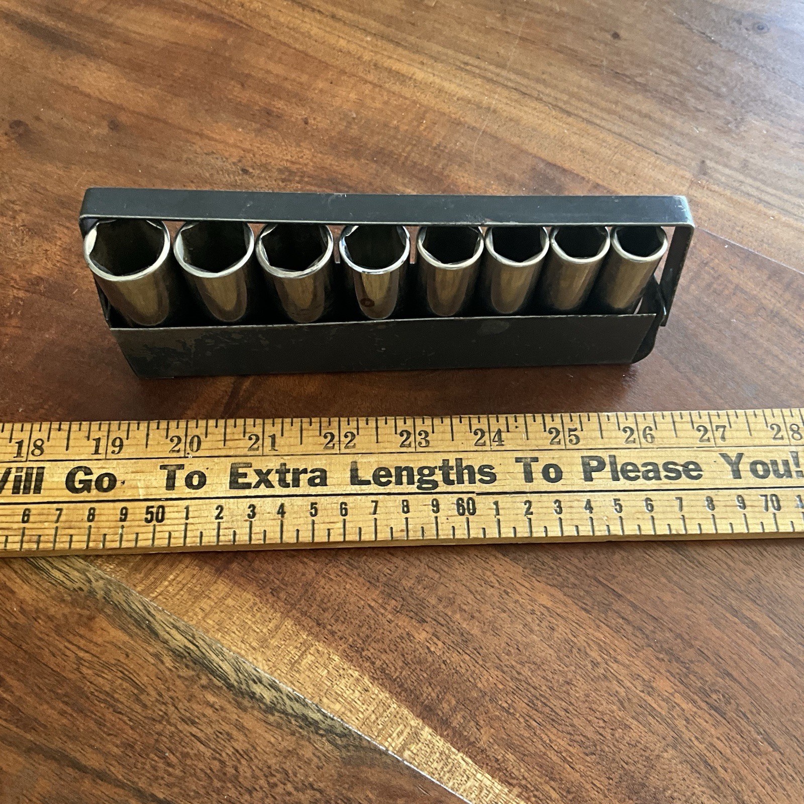 Craftsman 8 Piece Deep Metric Socket Set 6 Pt 3/8″ Drive G Series 12-19MM USA