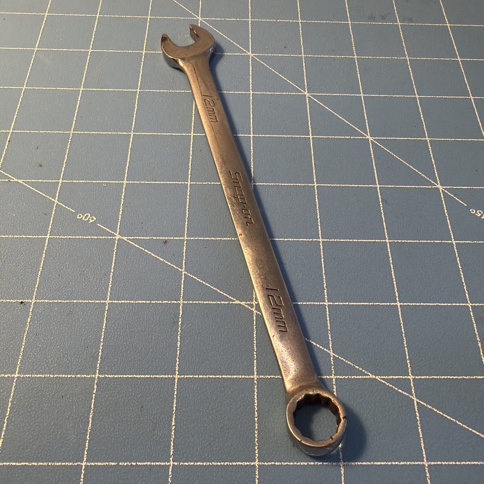Snap On 12MM 12PT Metric Chrome Combination Wrench USA OEXM120B