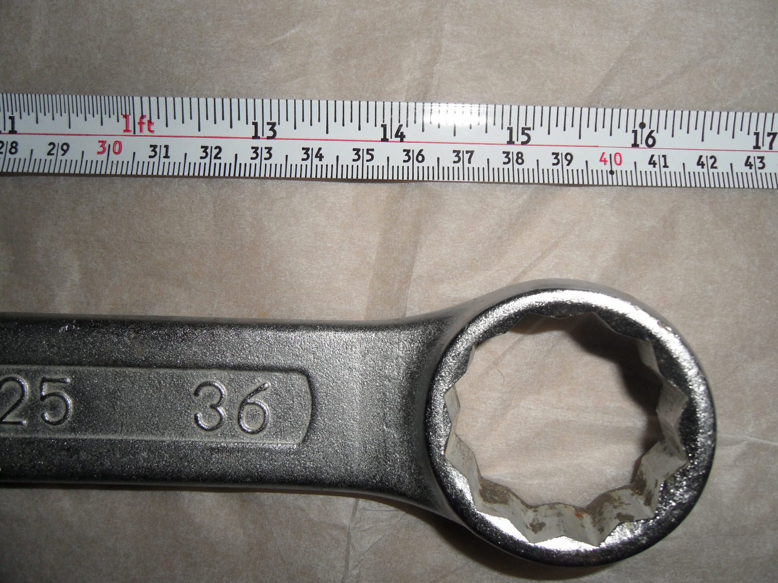 UNIOR No.125 COMBINATION SPANNER SIZE; 36