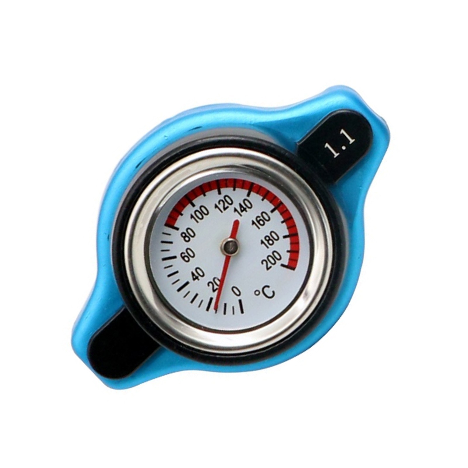 1PC 1.1 Bar Car Thermostatic Gauge Radiator Cap Big Head Water Temp Meter