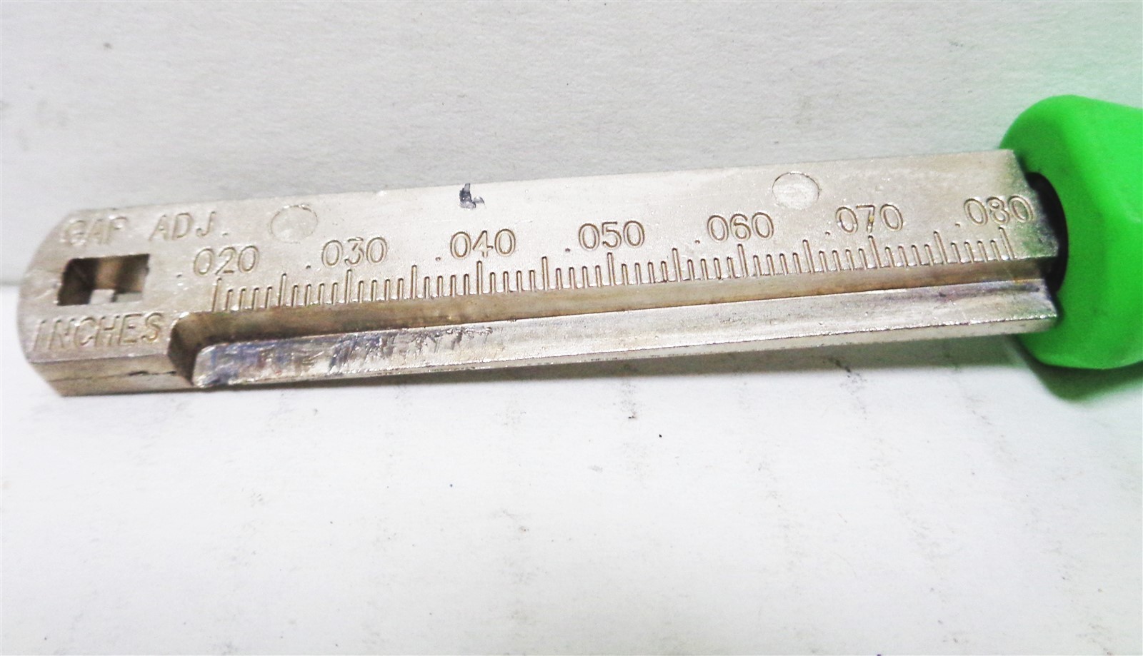 Snap-on FBP2GRN .020-.080″ (.55-2mm) Soft Grip Spark Plug Ramp Gauge (Green) USA