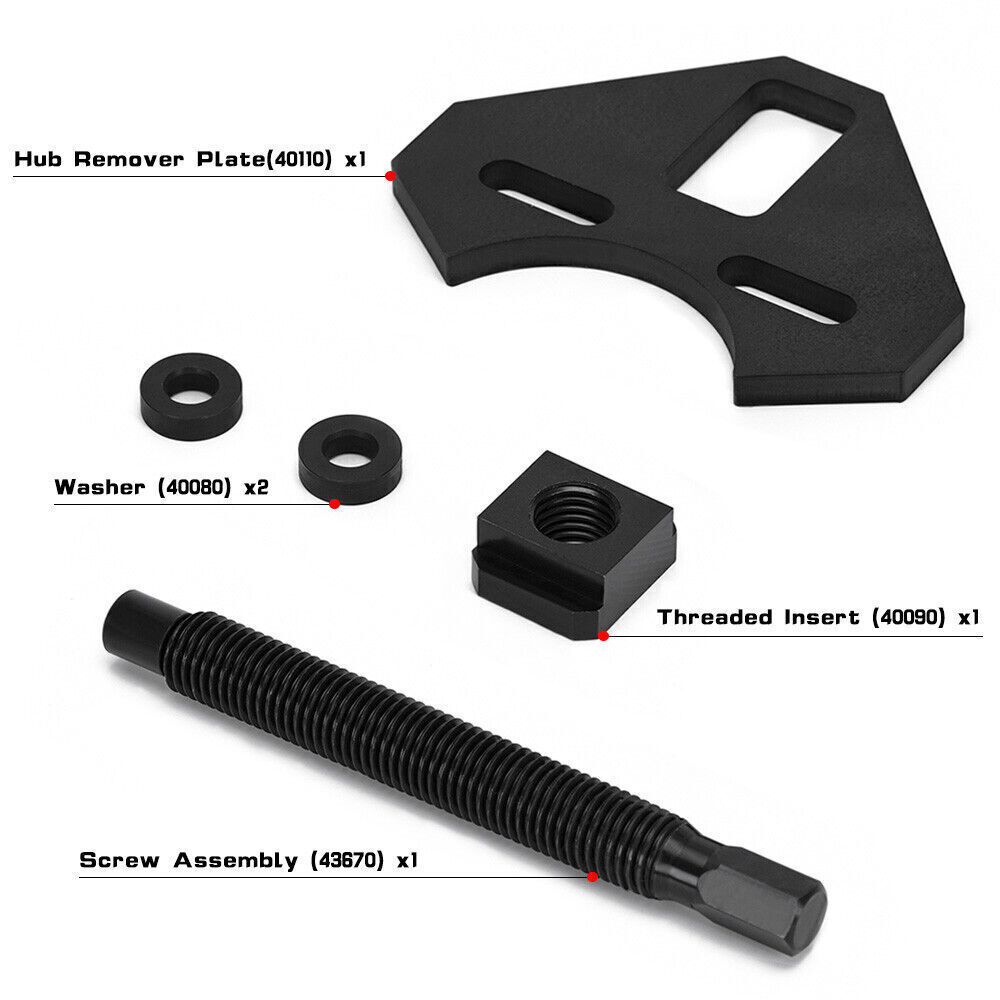 Wheel Bearing Hub Removal Tool Fit Most 5 6 8 Lugs Hub Car Truck,40110；