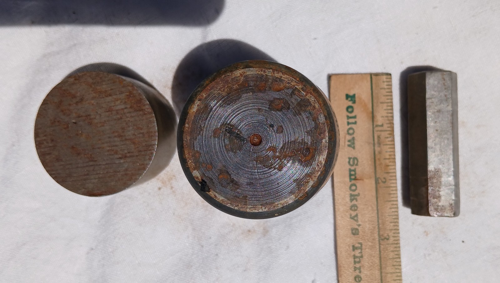 3 Steel Dolly’s Auto Body Repair, Cylinders and Hexagon Metal Craft Anvils