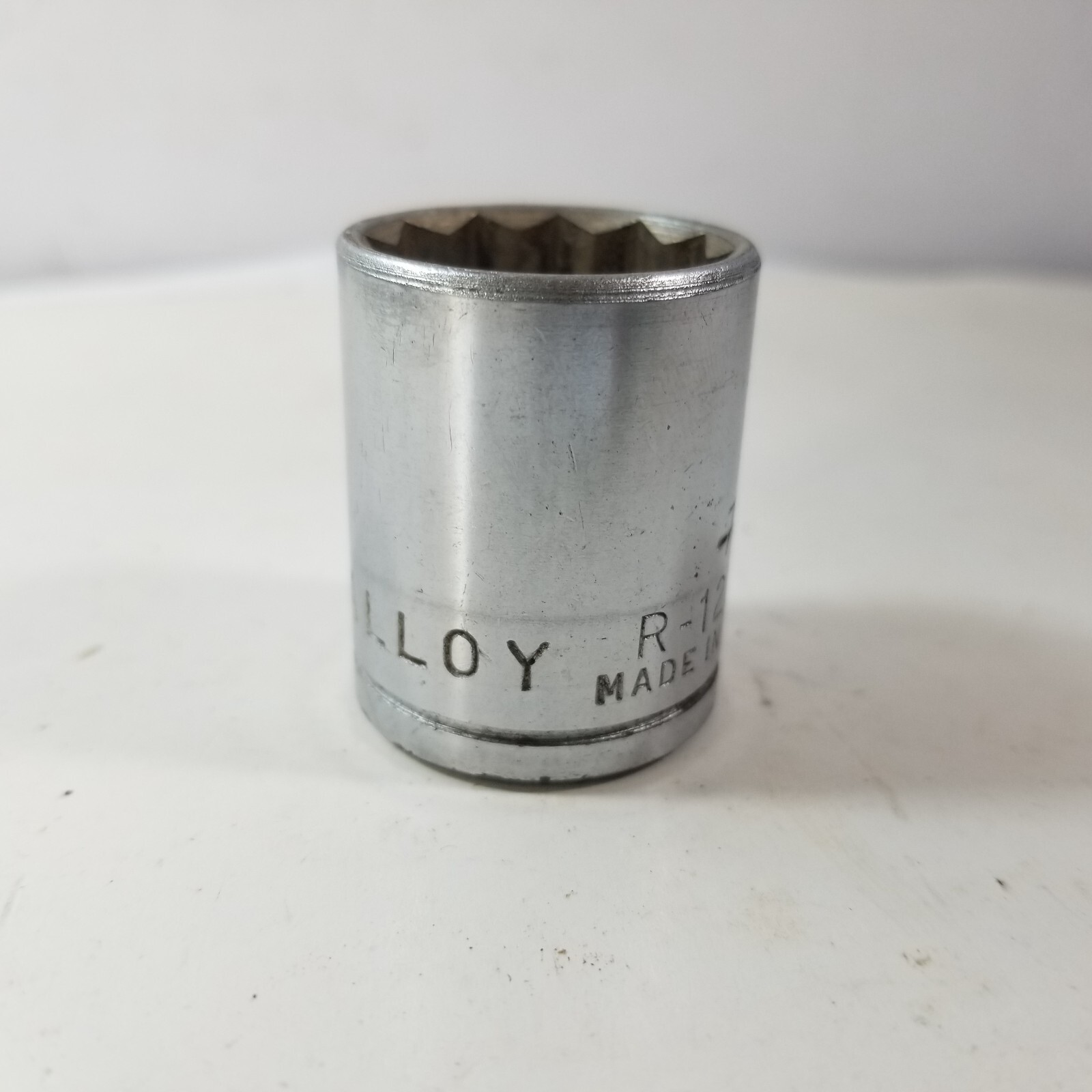 Fleet SAE Socket 7/8″, 12 point, 1/2in drive. R-1228 Made in USA
