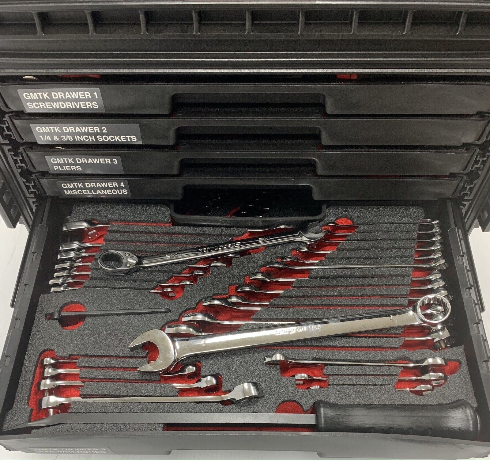 New Snap-on™ GMTK General Mechanic’s Maintenance Military Tool Set Kit 6 Drawer