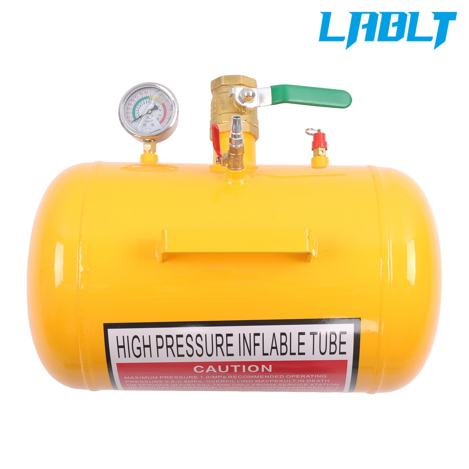 Heavy Duty Air Tire Bead Seater Blaster Seating Tool 5 Gallon 145PSI Yellow