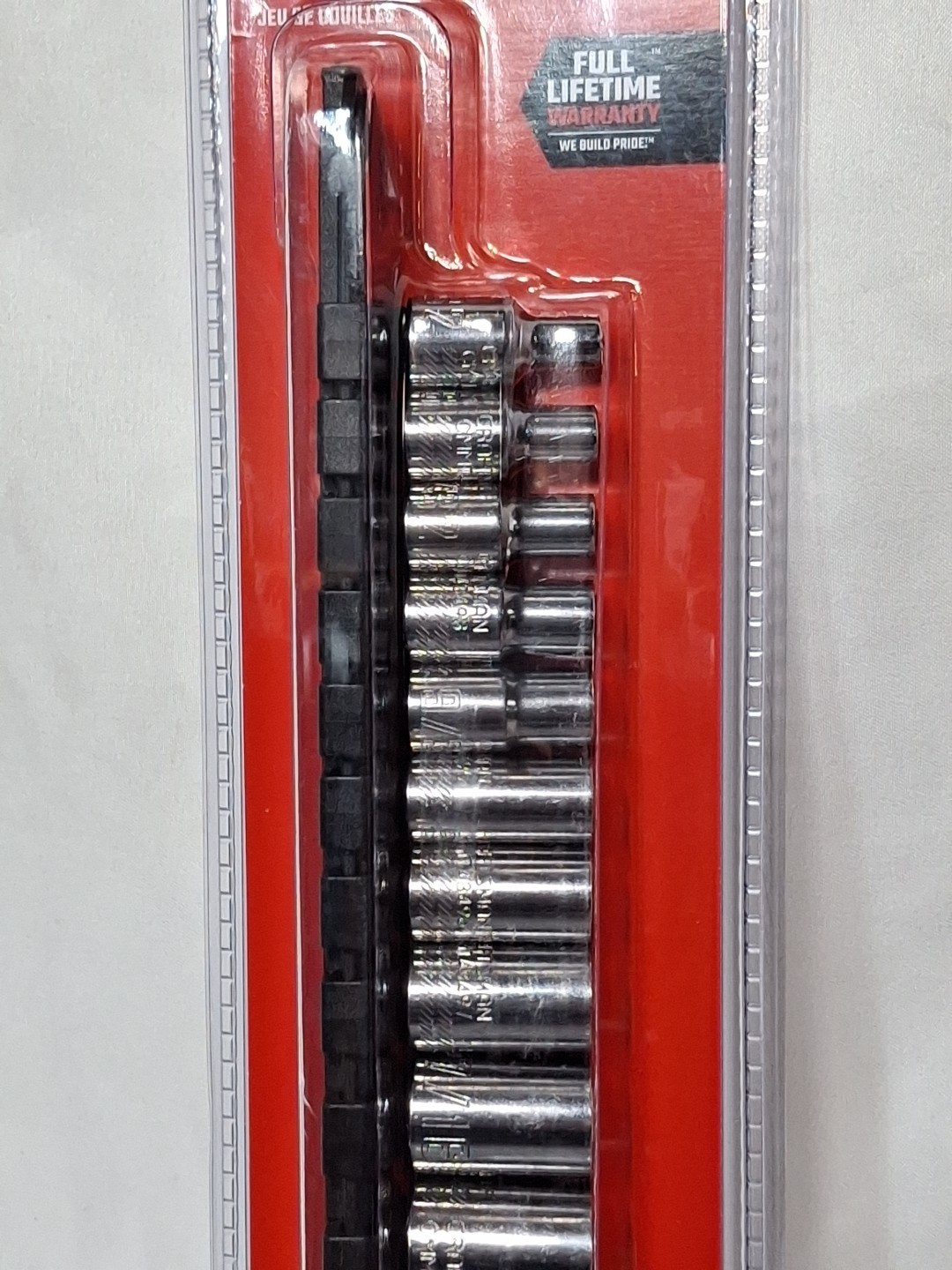 CRAFTSMAN Socket Set, SAE, 1/4-Inch Drive, 6-Point, 11-Piece (CMMT12040)