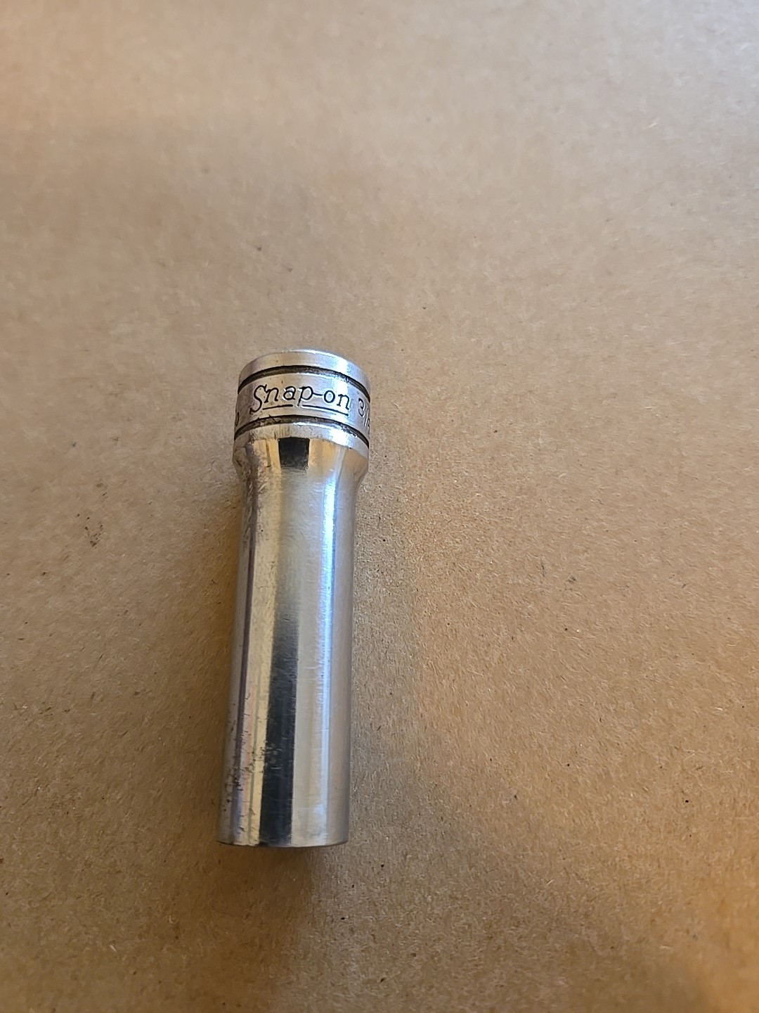 Snap On 3/8″ Drive 3/8″ 12PT SAE Deep Chrome Socket USA SF121