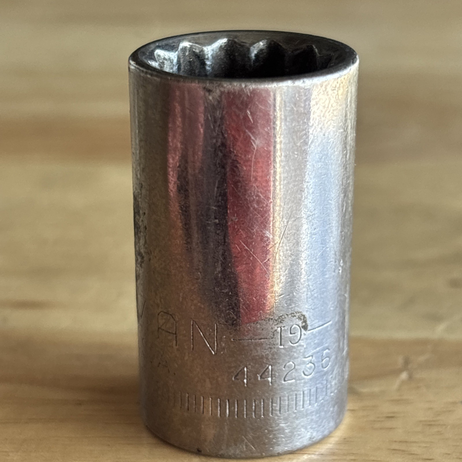Craftsman 15mm Shallow Socket 1/2″ Drive 12 Point Inverted G1 Series 44236 USA