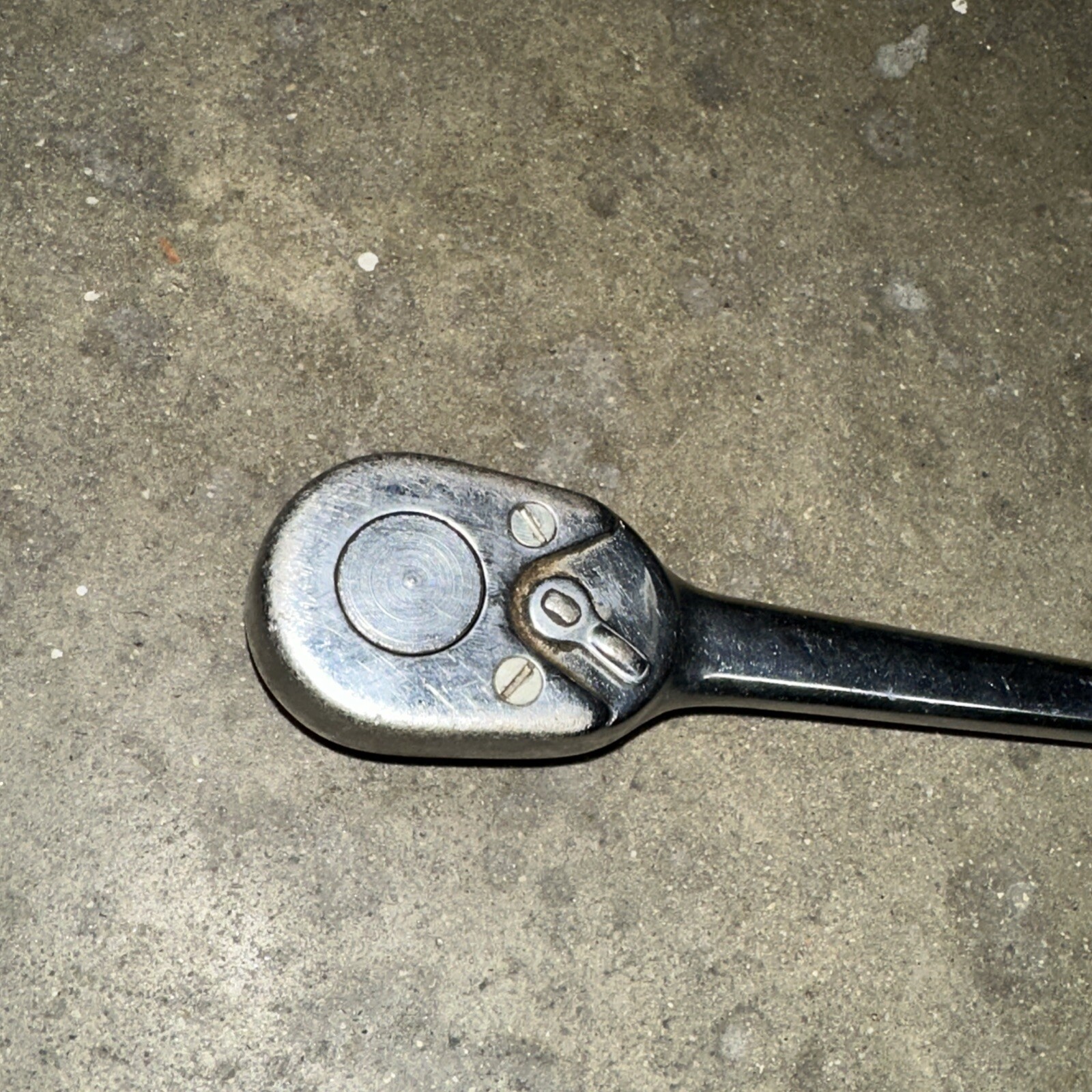 Vintage Indestro 1/2″ Socket Wrench #66472 USA No quick release.