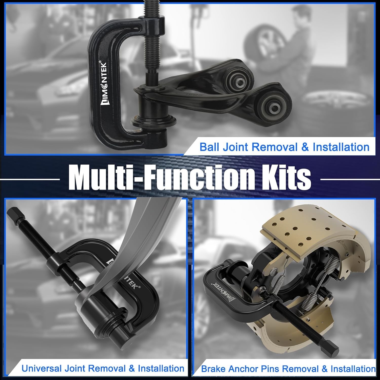 NEW Ball Joint Press Kit 21pcs C Frame Removal Tool 2WD 4WD Car Truck