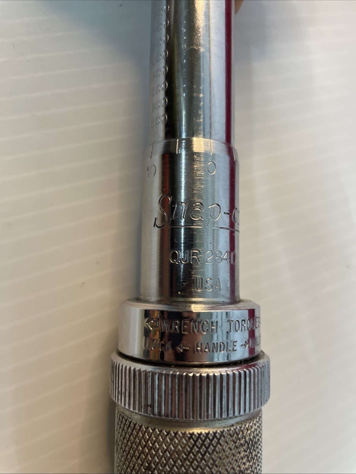 Snap on Qjr284d 3/8 Drive 1000 Pounds/inch Torque Wrench With Case – Pre Owned