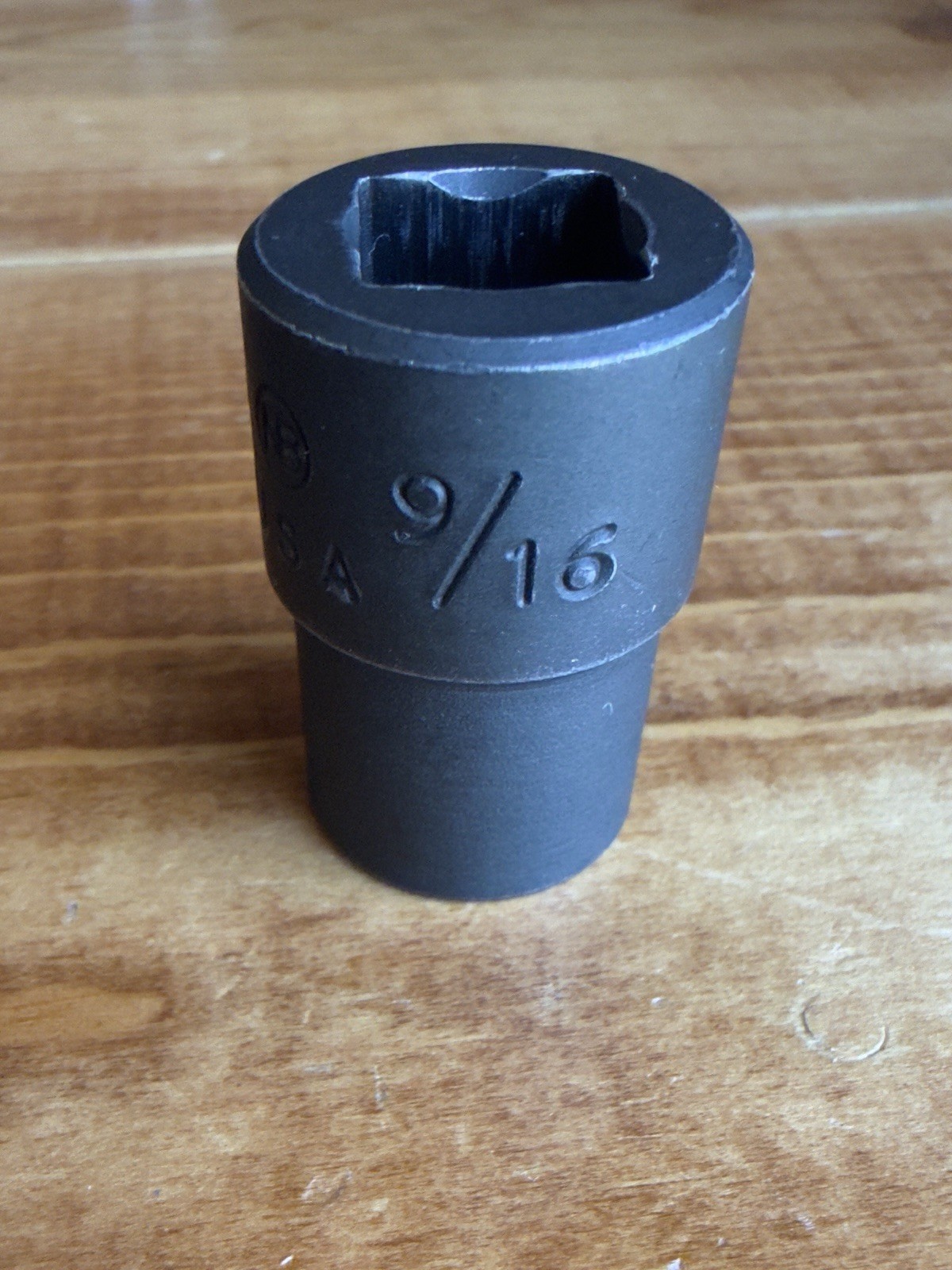 Vintage New Britain NTP-618 9/16” Impact Socket 1/2″ Drive 6 Point USA Clean