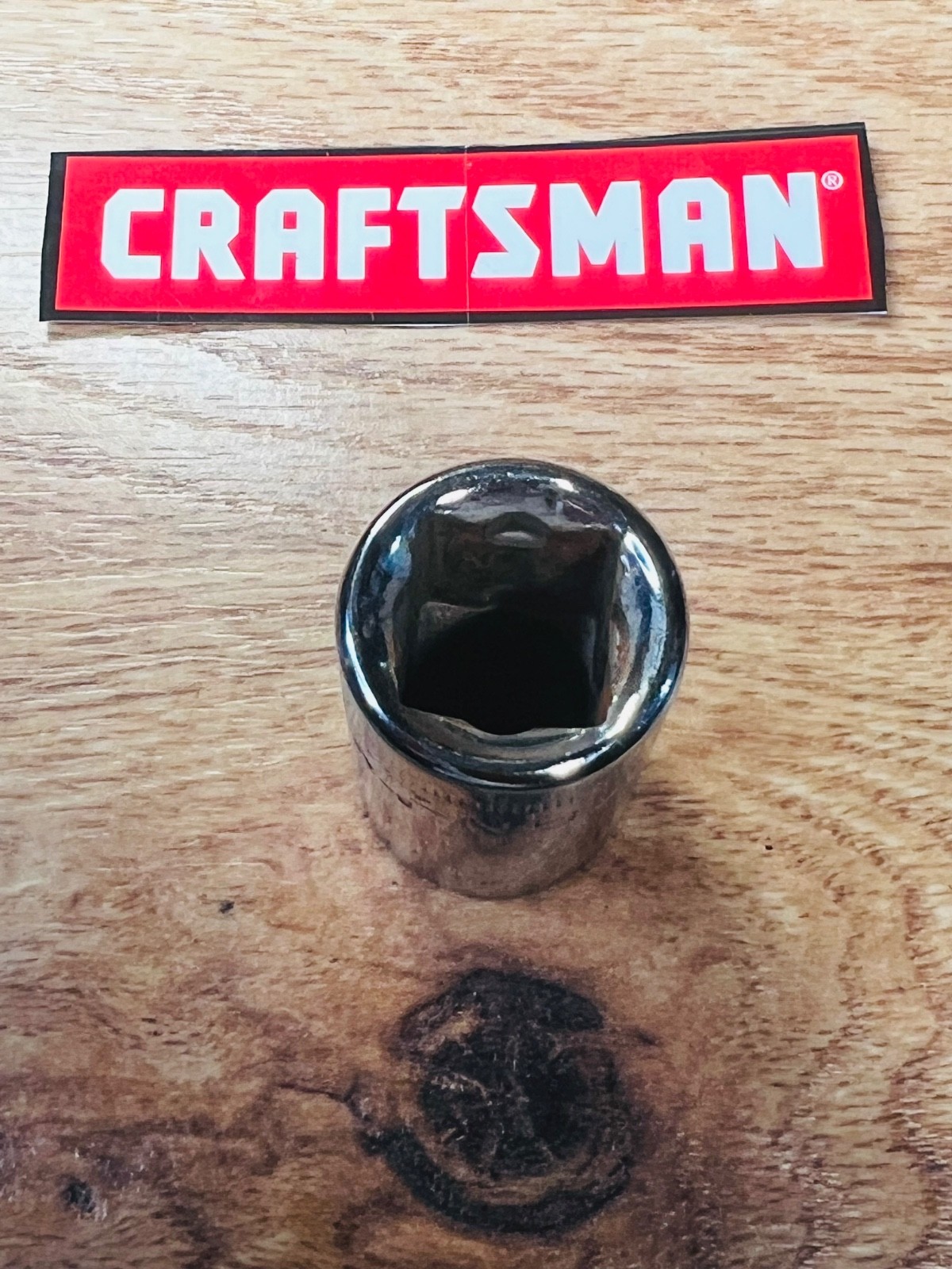 Craftsman Socket 15mm 44236 S-AE 12 point 1/2” Drive Ultrasonic Cleaned