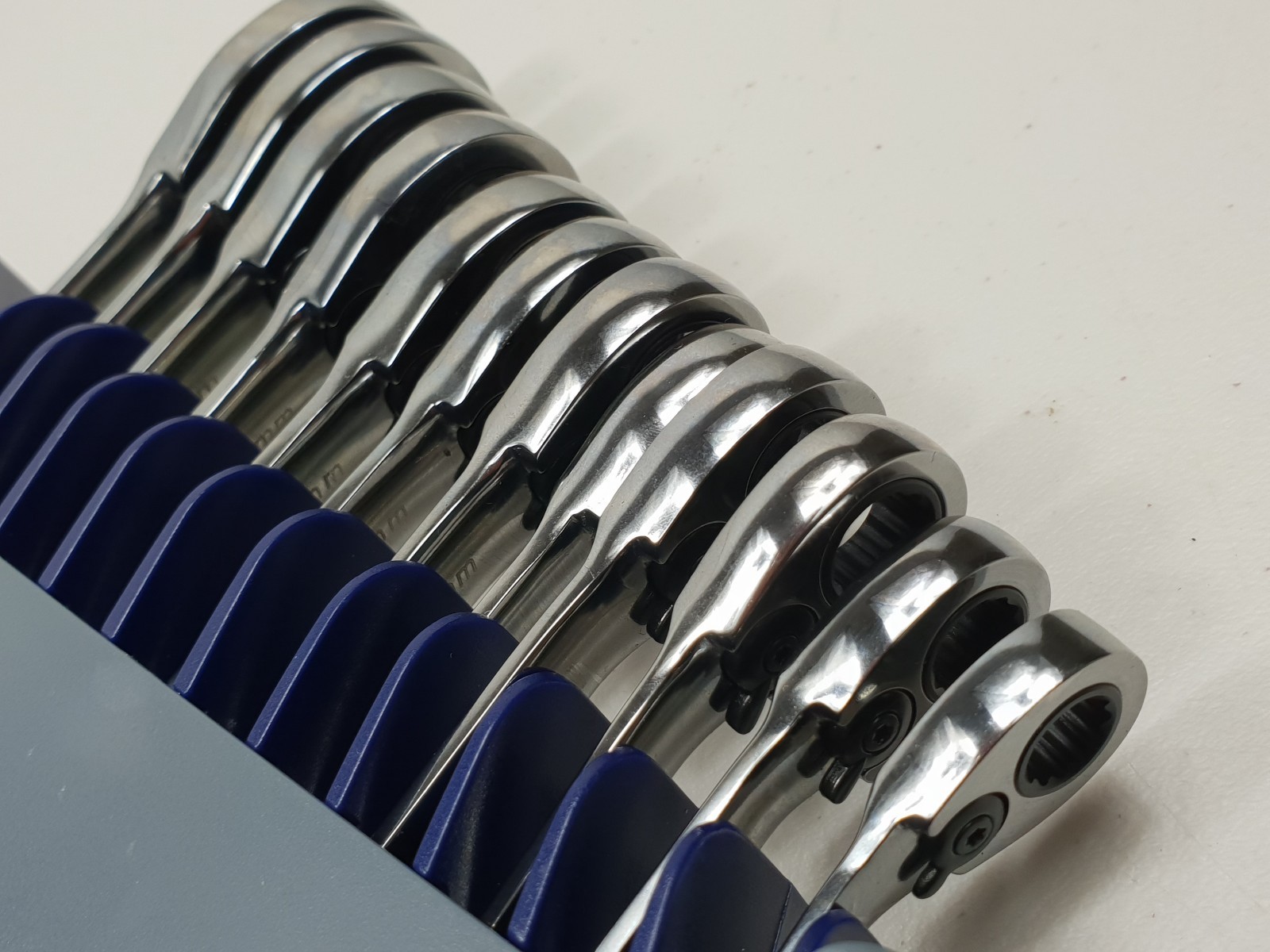 Blue Point 8-19mm Ratchet Spanner Set BOERM712 – As sold by Snap On.