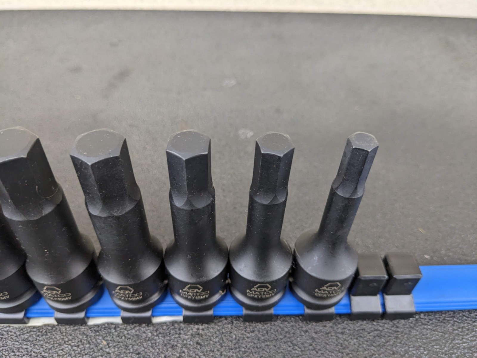 #bp107 Matco Tools NEW 1/2″ DRIVE METRIC ADV HEX BIT SOCKET SET SCPMXY10V
