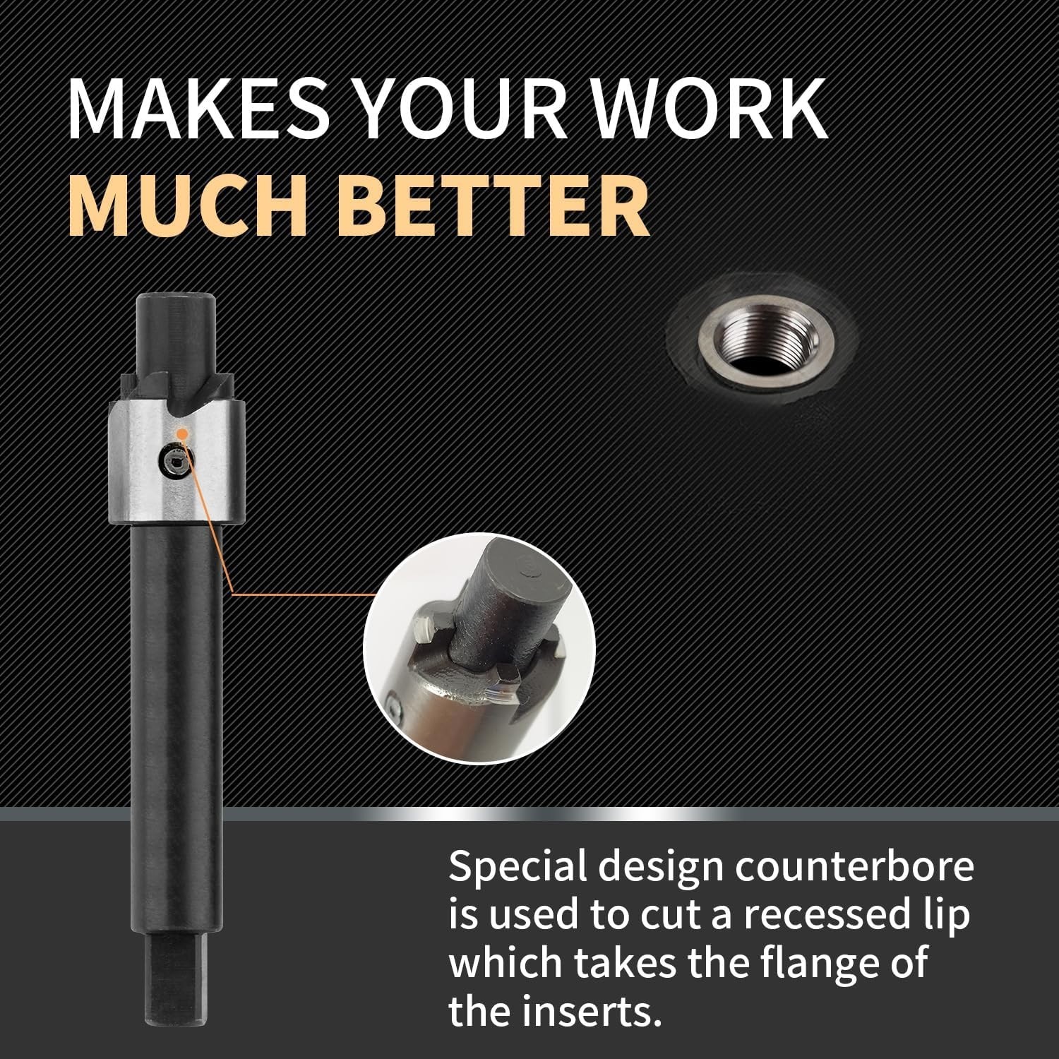Repair Damaged Threads with M8x1.25 Thread Kit – Includes Drill & 10 Inserts