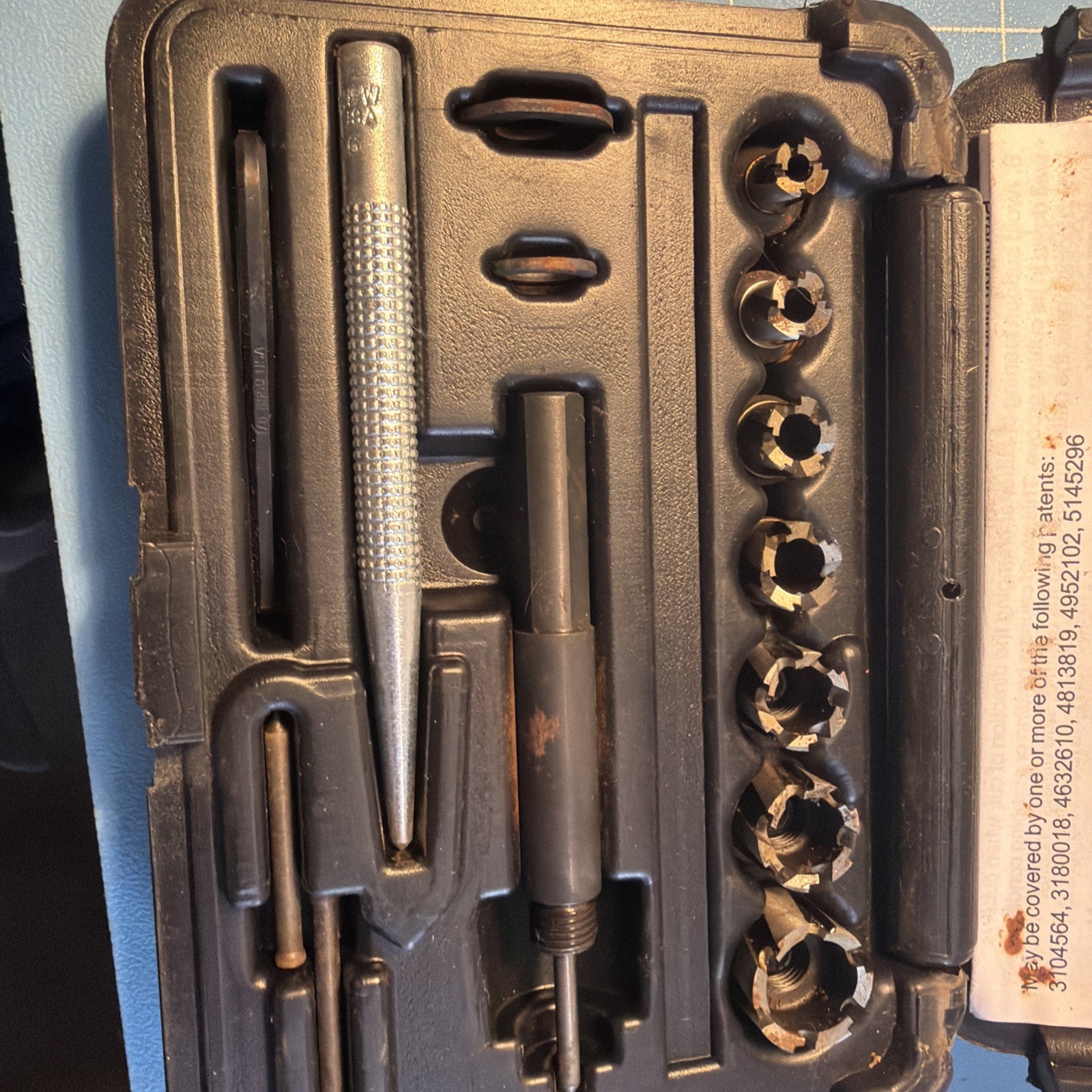 BLUE POINT Snap on Sheet Metal Hole Cutter Kit Design Prevents Clogging GA219B