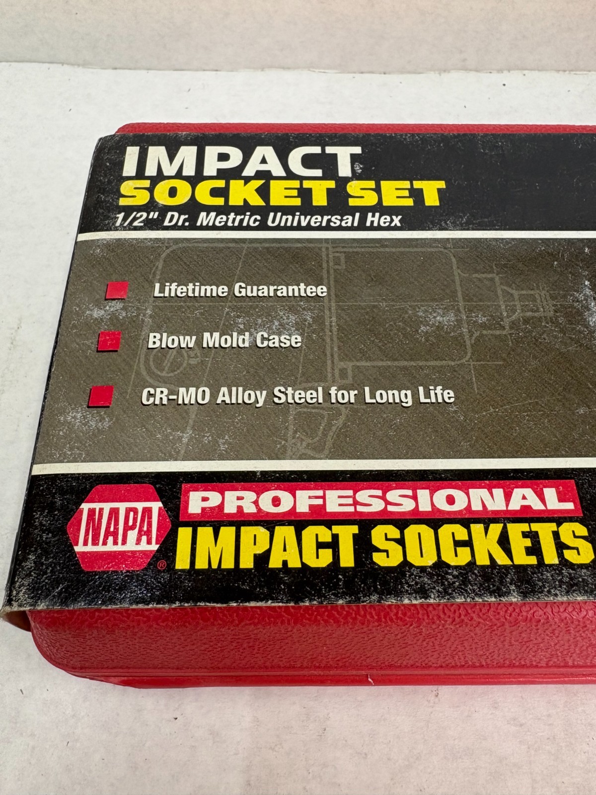 NAPA 8-Piece NPT 610328 Swivel 1/2″ Drive Impact Metric Hex Bit Set 6mm – 19mm ^