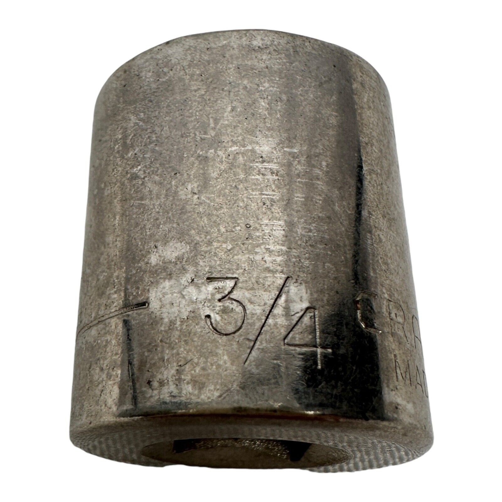 Vintage Craftsman 3/4 Socket Steel Round Tool USA Metal 44337