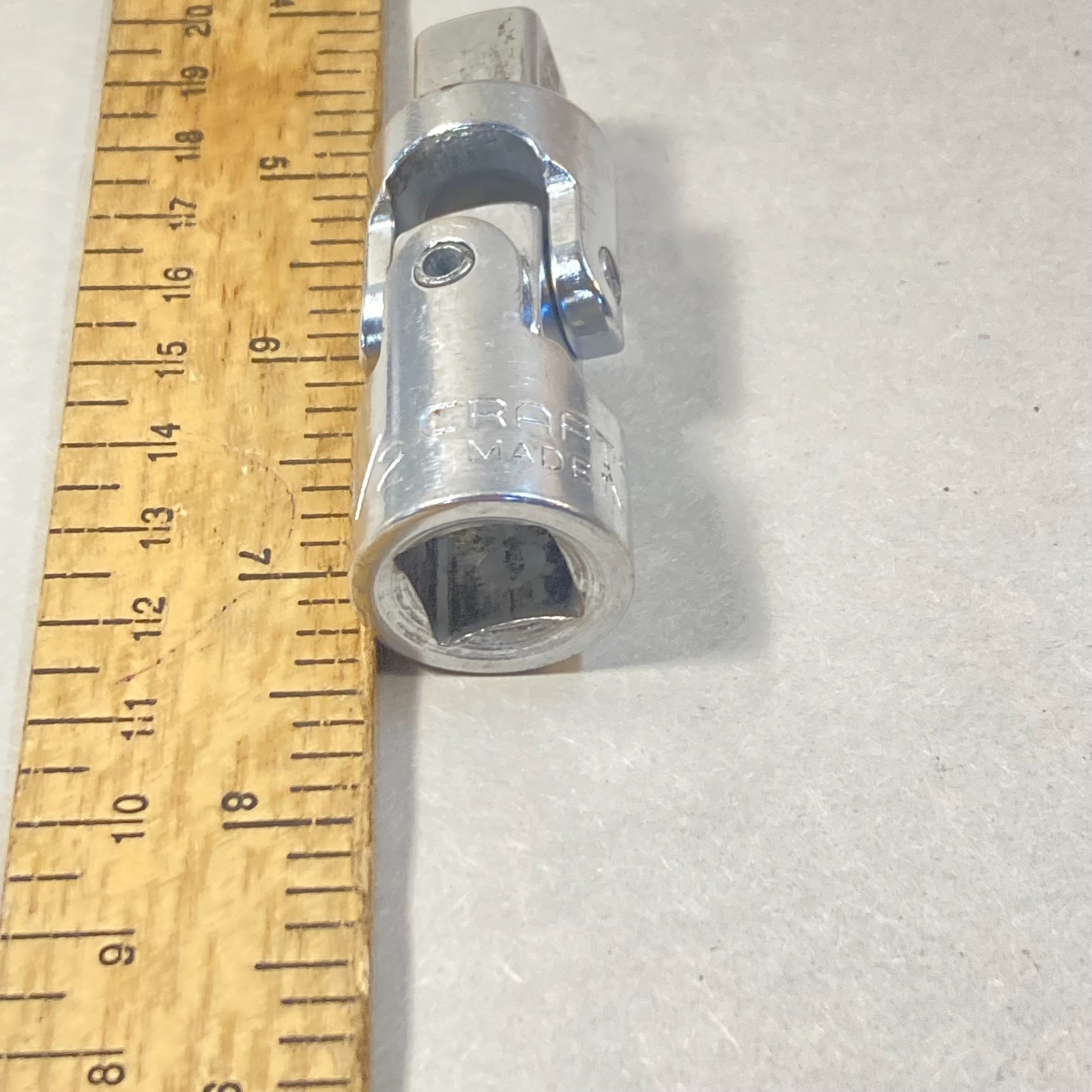 Vintage Craftsman 1/2″ Swivel Socket Adaptor 1/2″ Drive -V- #4425 USA