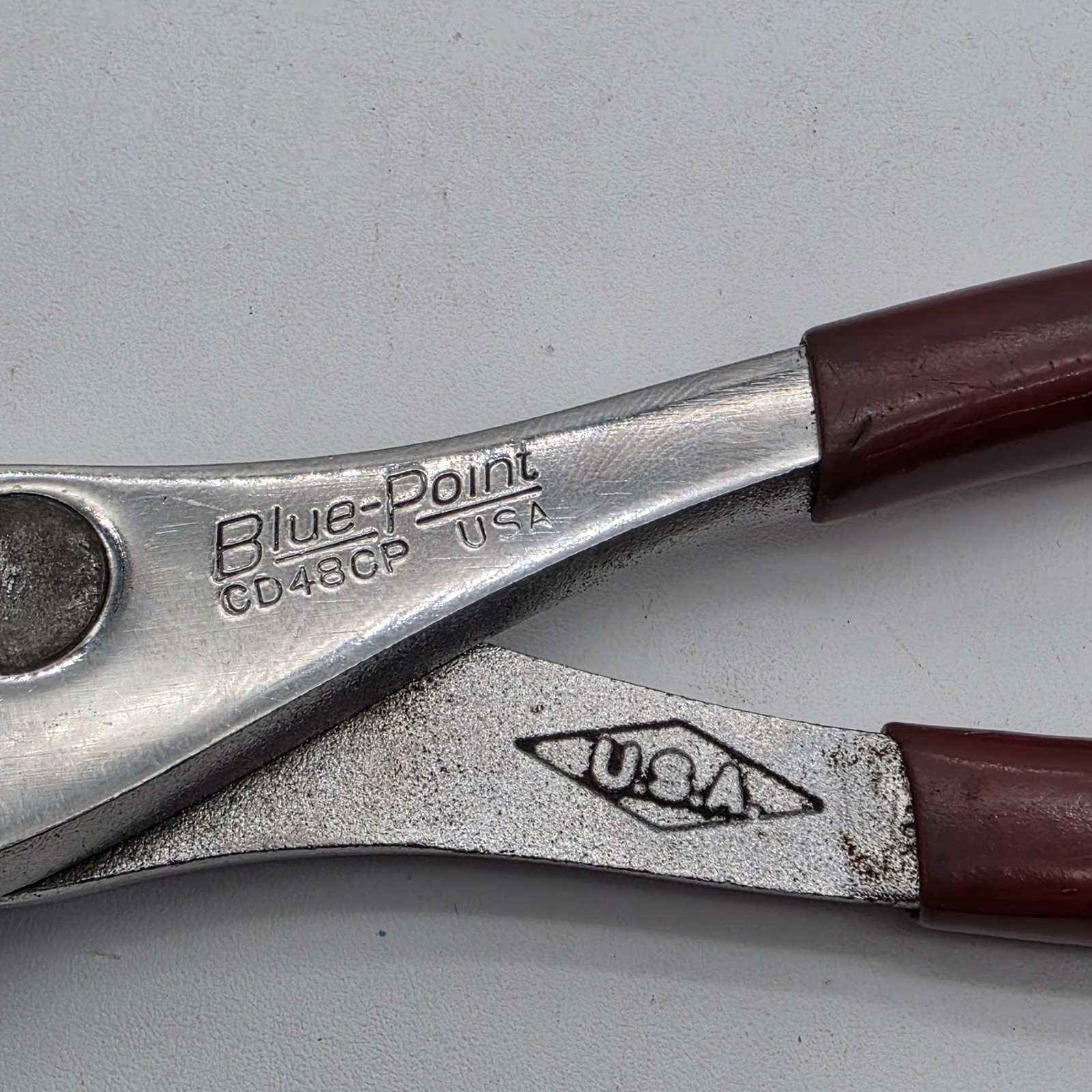 🇺🇸 Blue-Point Tools USA CD48CP Red Slip Joint General Purpose Pliers