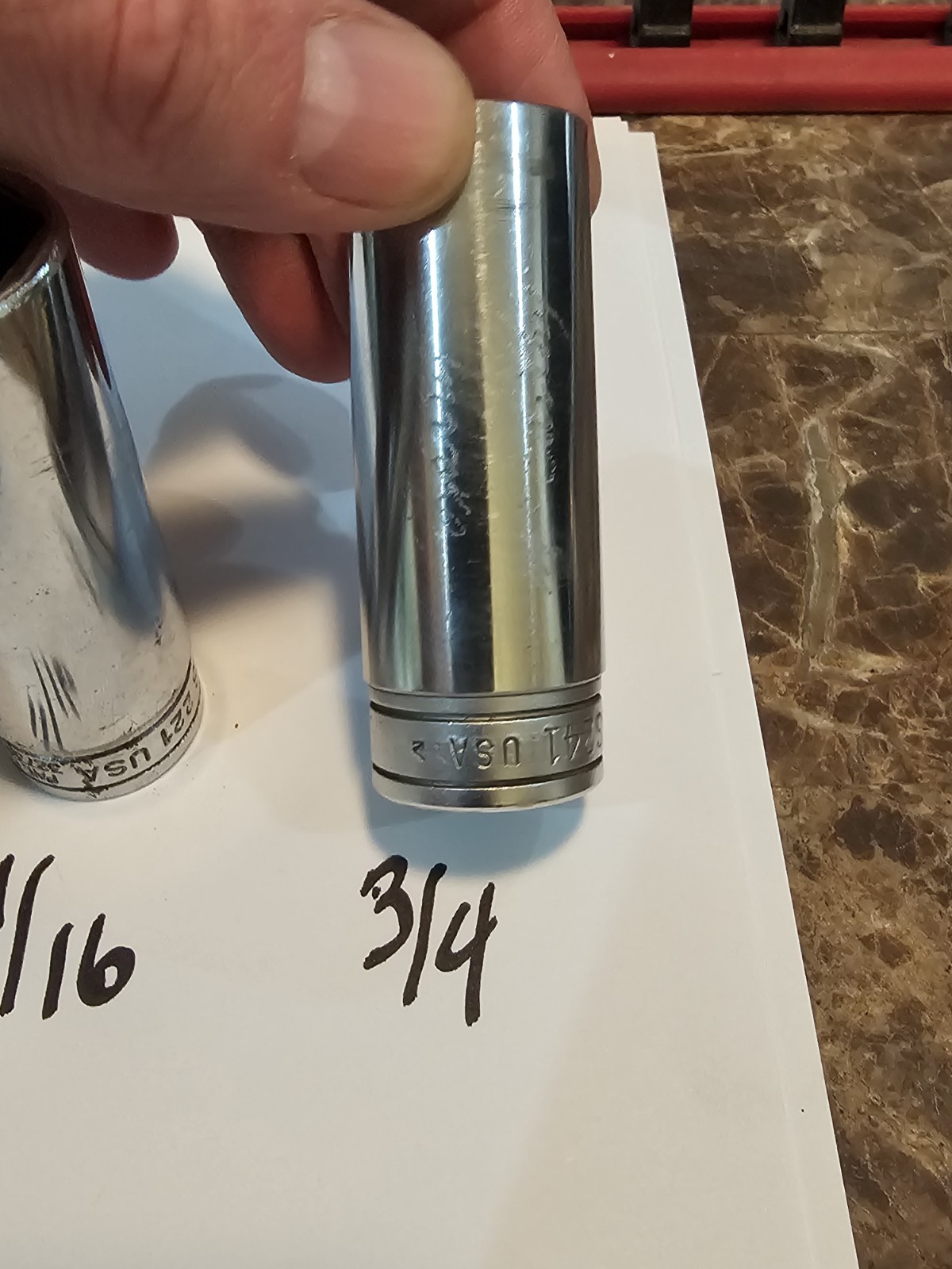 16 Snap On SFSM 3/8 Drive Deep Well Metric SAE Sockets 8 10 12-19 ** 3/8″ – 3/4″