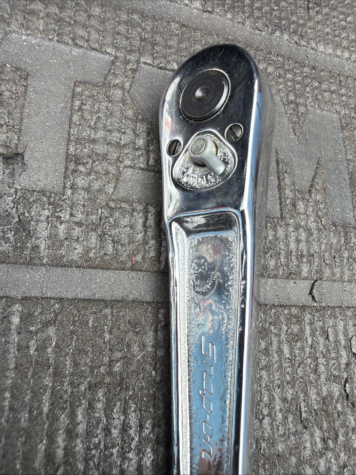 Snap-On Tools USA FN720A Polish Chrome Ratchet 3/8″ Drive – Short Handle 6″ Long
