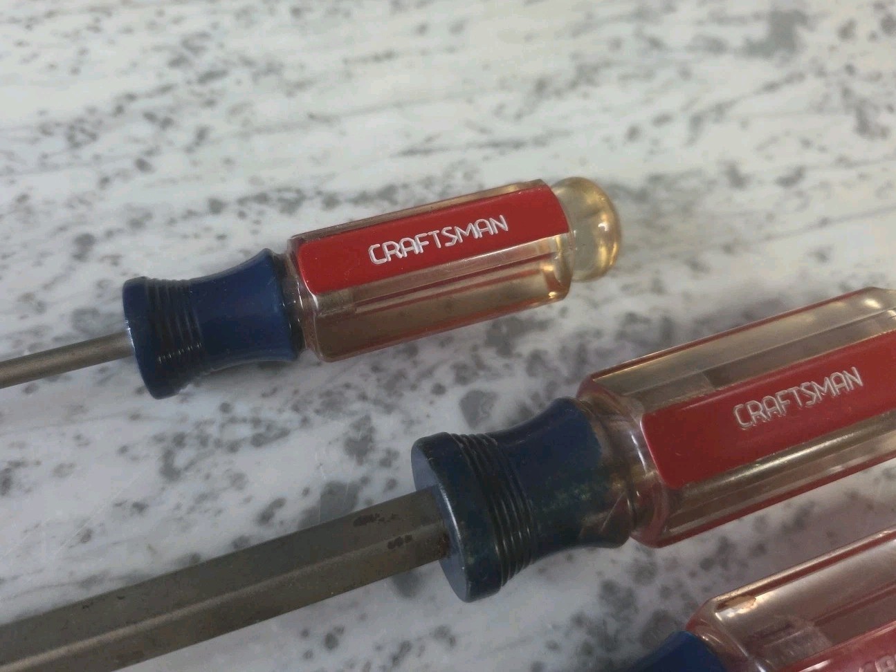 Vintage Craftsman Lot Of 8 Phillips & Slotted Flat Head Screwdriver Set USA