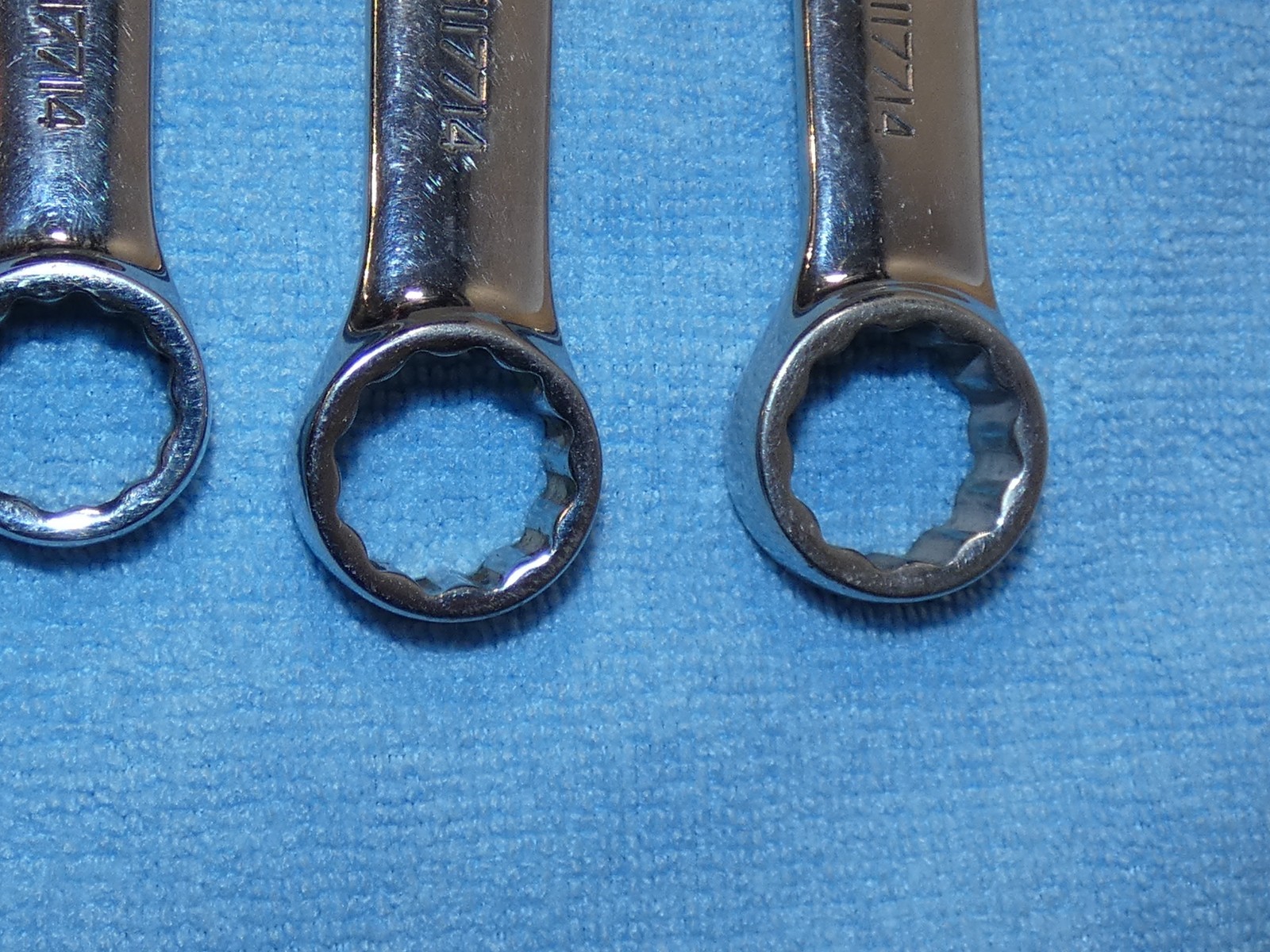 SNAP-ON 6PC METRIC 12PT SHORT COMBINATION WRENCH SET 19MM.18MM,16MM,15MM.12,11MM