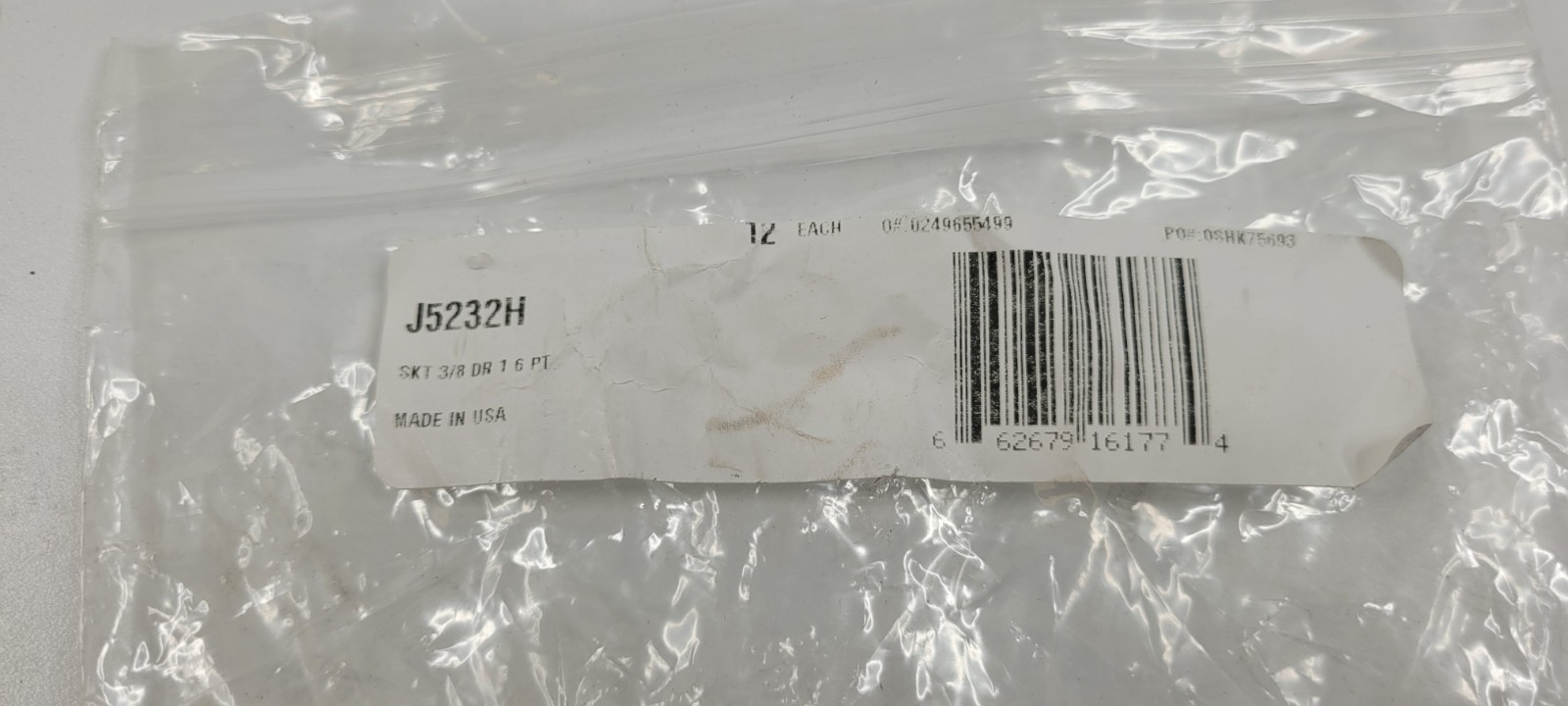 Proto J5232H 3/8″ Drive Socket 1″ – 6 Point MADE IN USA NEW