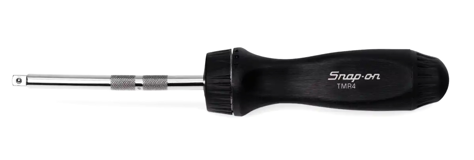 NEW Snap-on 1/4″ Drive Ratcheting Screwdriver ~ TMR4 *BLACK HARD HANDLE* NIB!