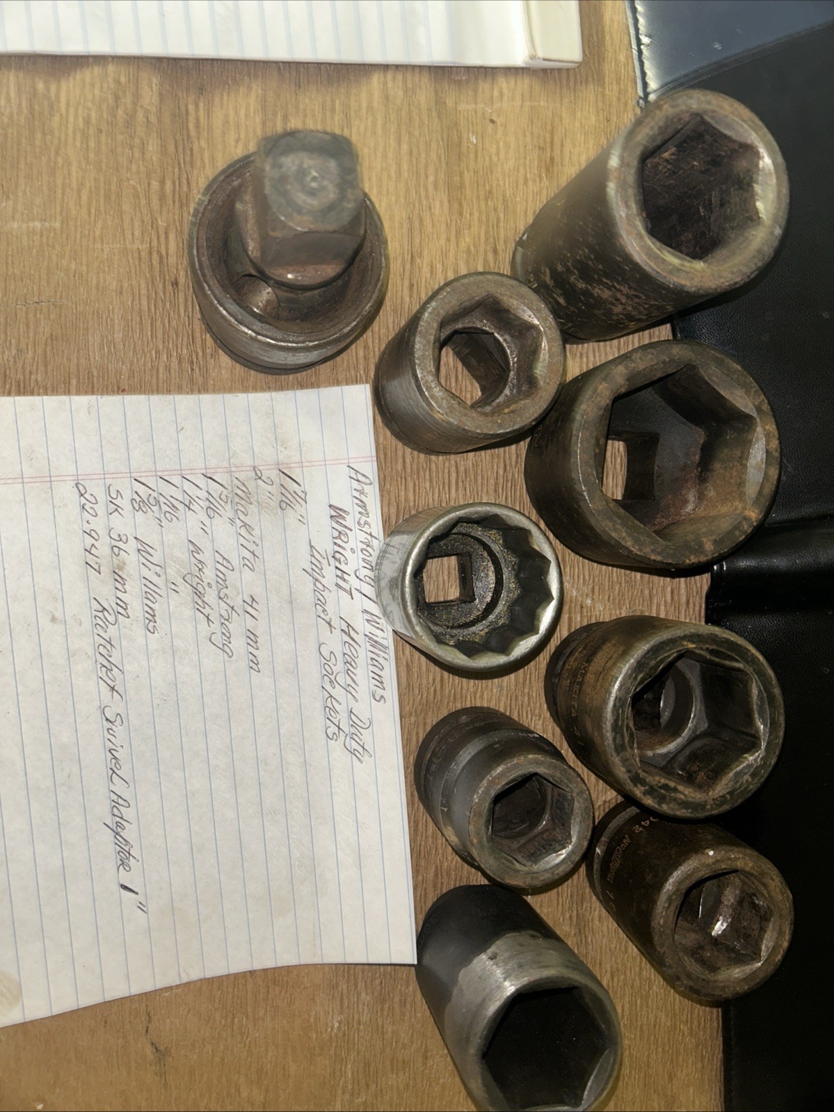 Lot Armstrong/Williams/Wright Heavy Duty Impact Sockets