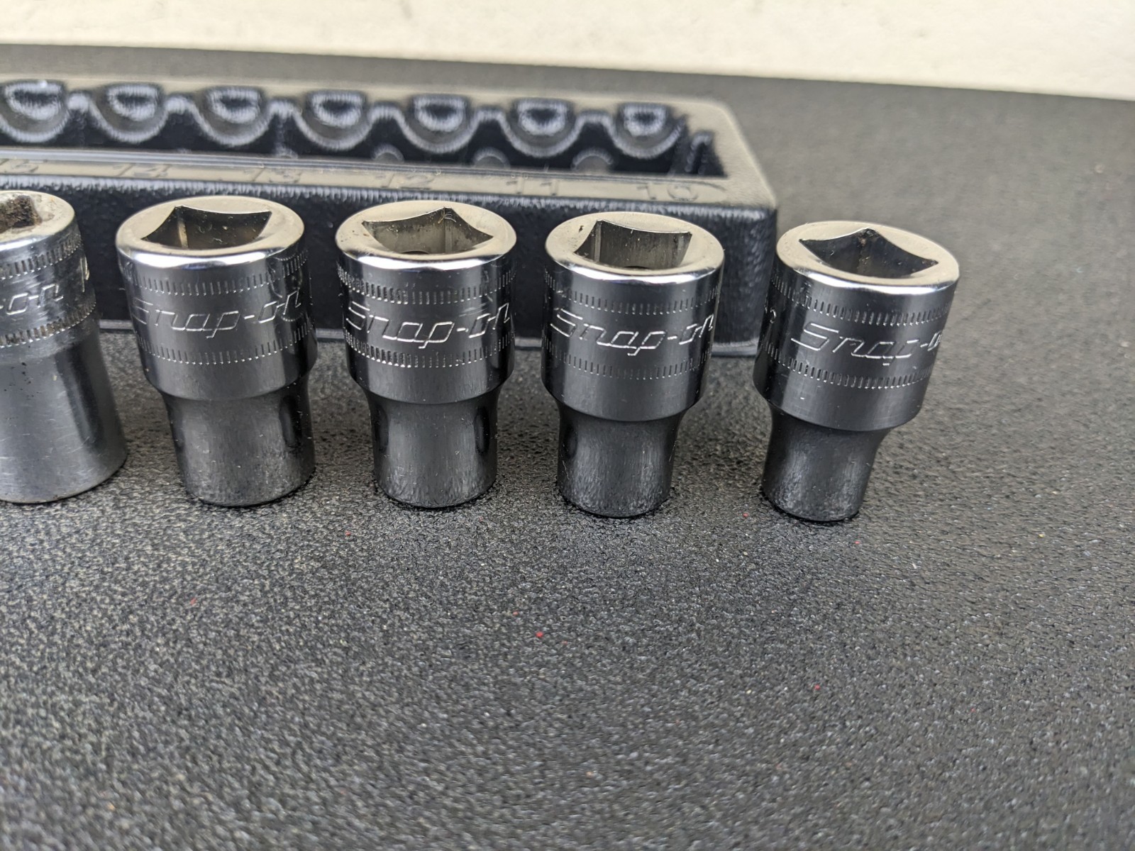 #bl921 Snap-On Tools 310swmya 1/2″ Drive Metric 12-Point shallow socket set