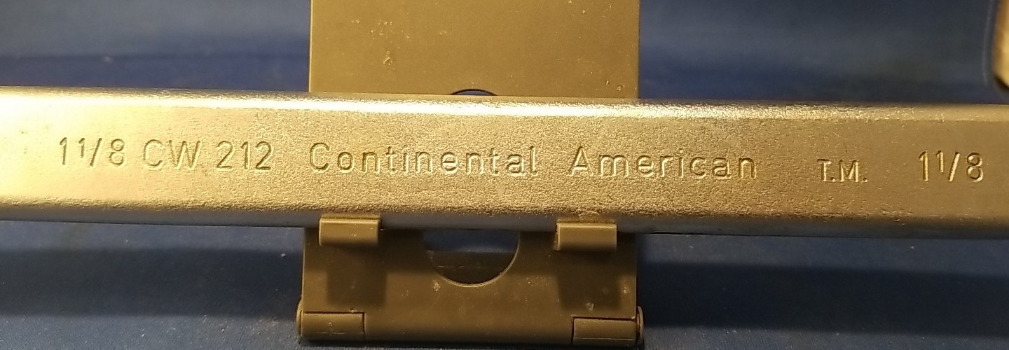 VTG PEERLESS Continental American, 1 1/8″ 12pt Combination Wrench -CW-212