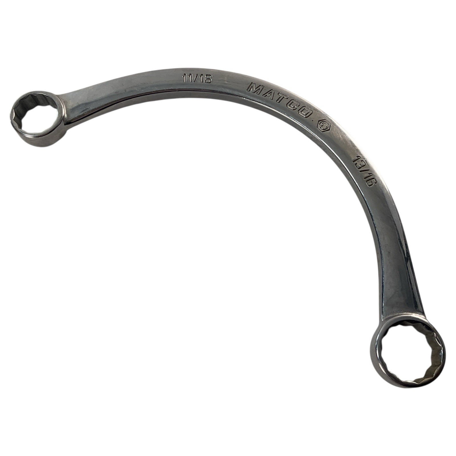 Matco Tools Half Moon Wrench 13/16″ x 11/16″ SAE 12 Point RHM2226 Chrome USA