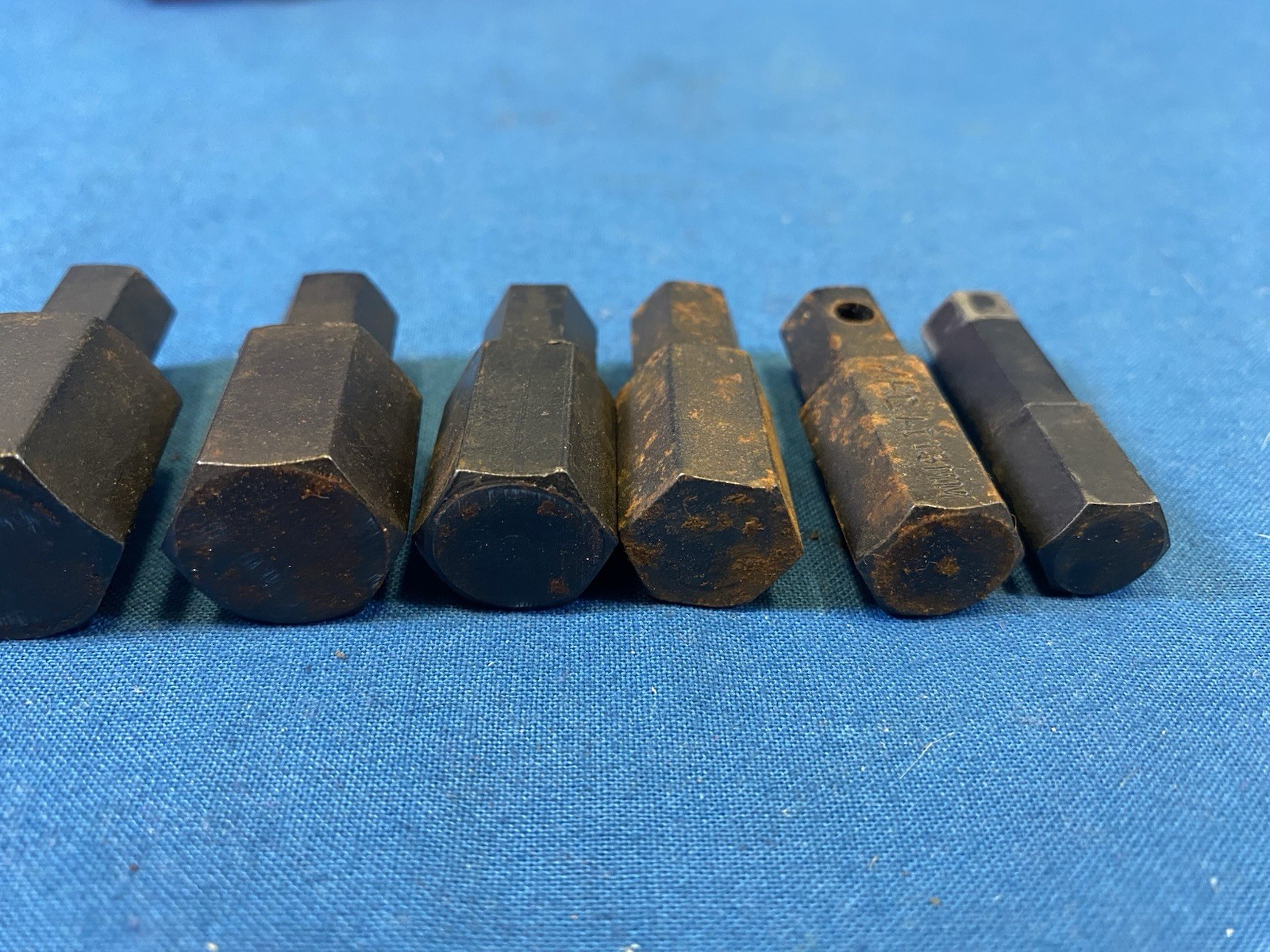 Lot Of 6 – MAC Tools Hex Drive Impact Bits Sockets & Case 3/4” 17mm 15 14 13 10