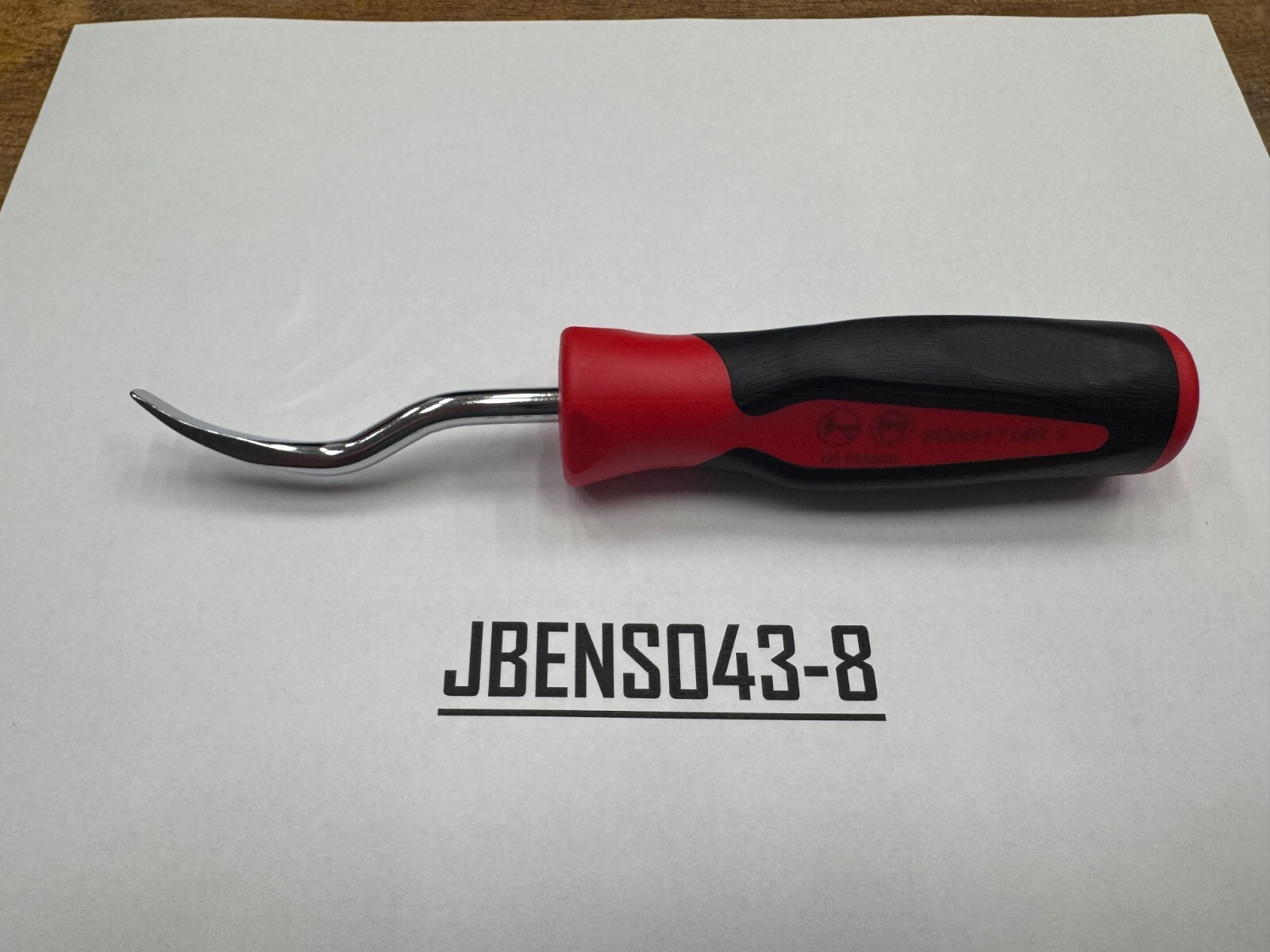 Snap-on Tools USA NEW RED Soft Grip Straight Short Radiator Pick SGAS1714BR