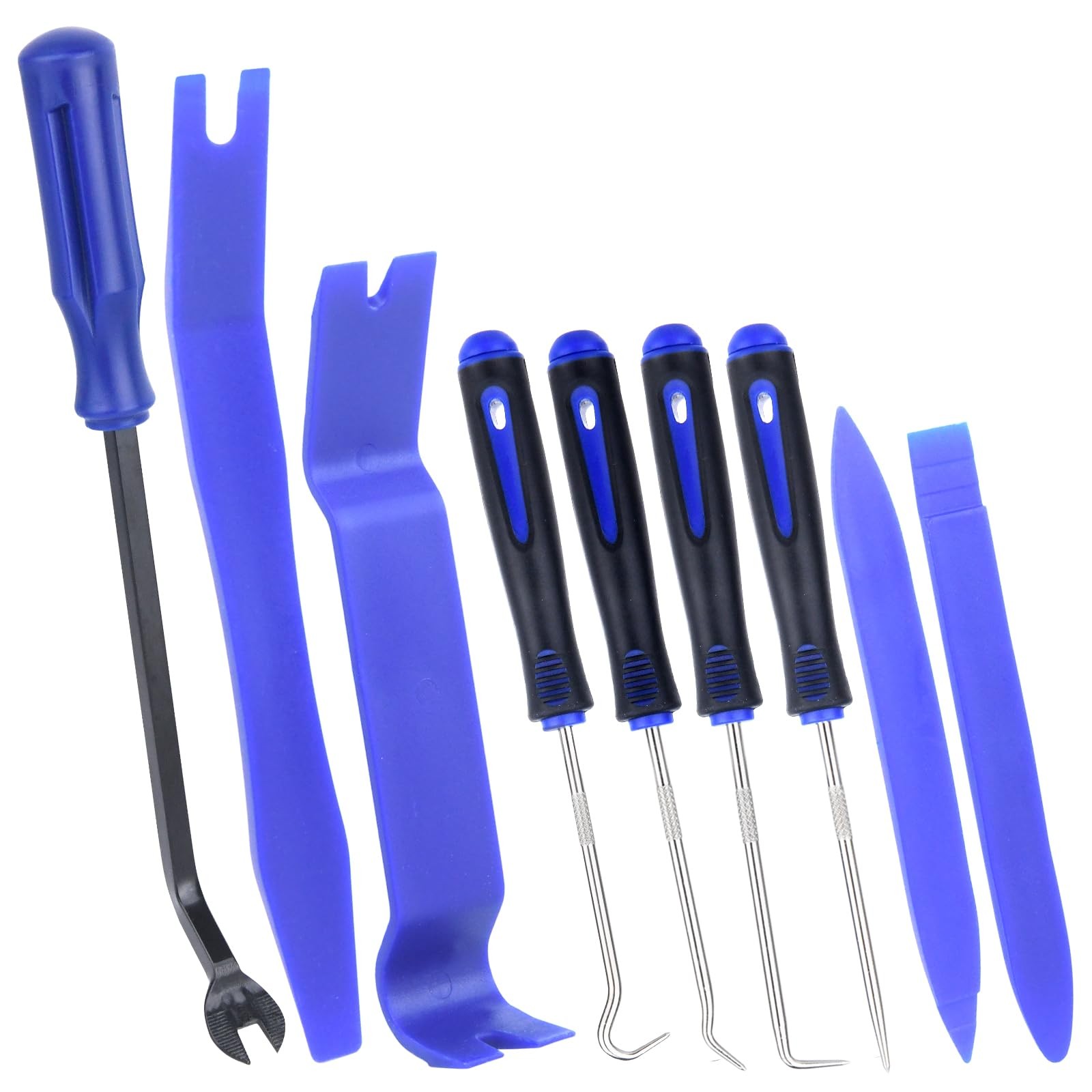 Xinodle 9Pcs Auto Trim Removal Tool Kit with Plastic Pry Tool, Fastener Clip…