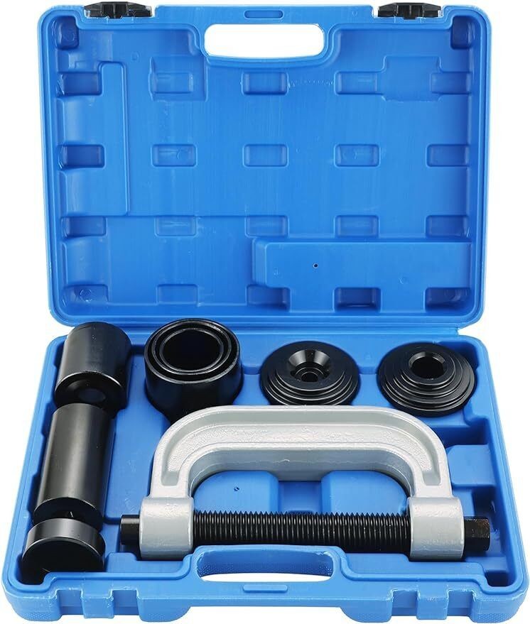Heavy Duty 4 in 1 Ball Joint Press & U Joint Removal Tool Kit with 4×4 Adapters