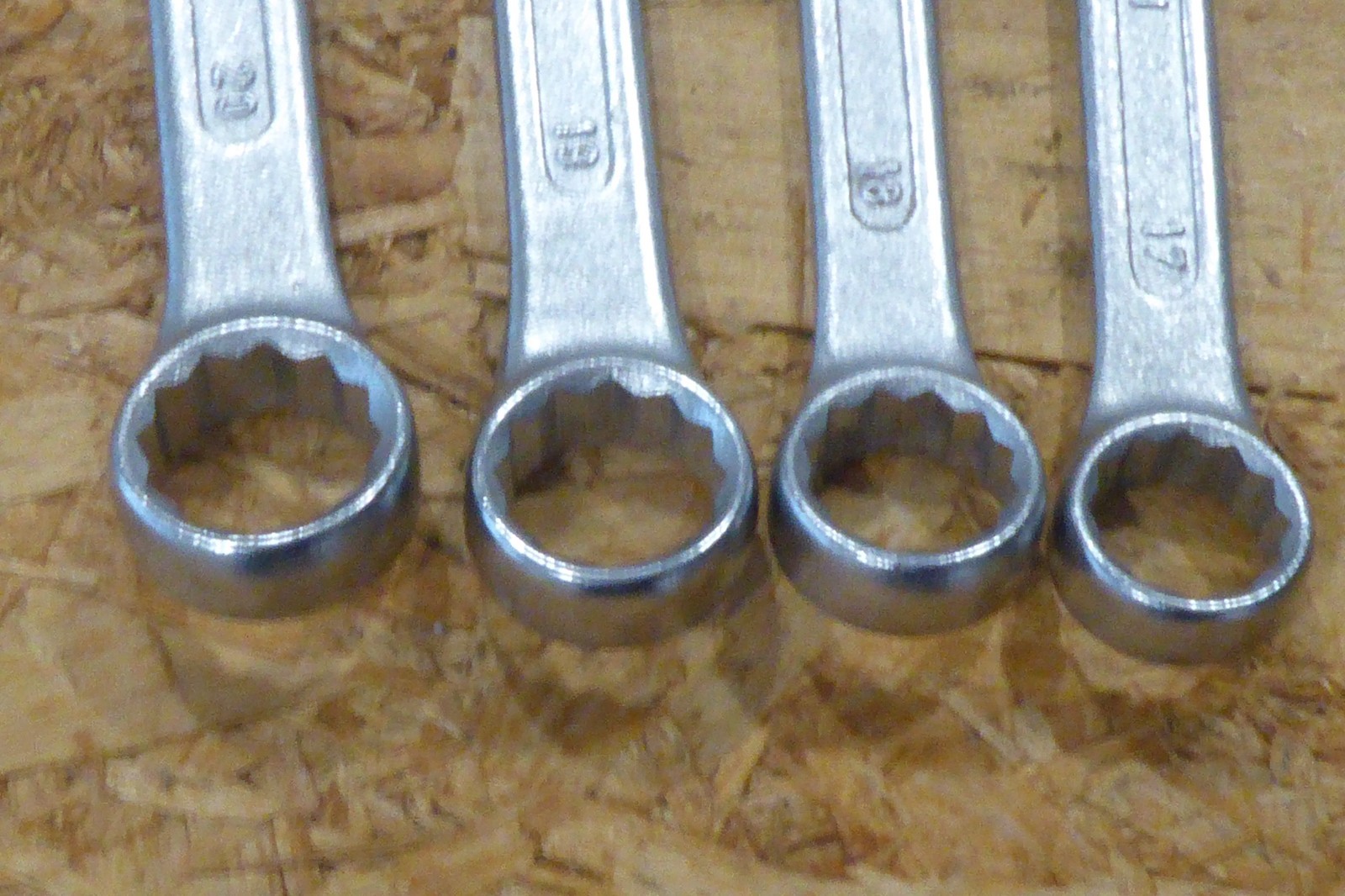 DIN 3113A set 15 metric combination spanners 6-24mm see listing for all sizes