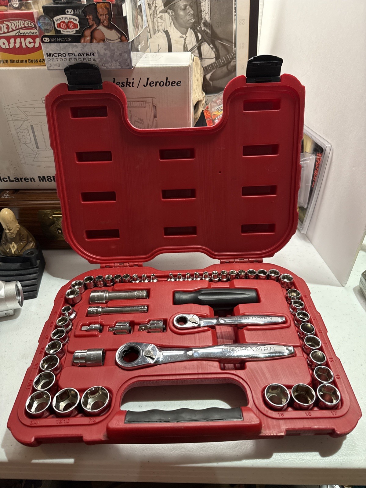 Sears CRAFTSMAN 51 Piece Max Axess Pass Thru Mechanic’s Tool Set 29309 COMPLETE