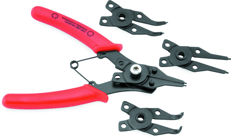 BikeMaster Snap Ring Pliers Set with Hardened Steel Tips and Comfort Handles