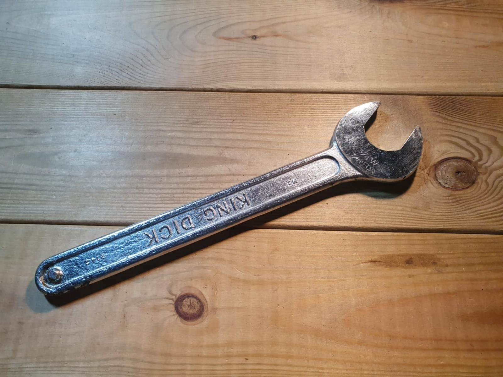 Vintage King Dick OSW212 3/4W 7/8BS Spanner Old Hand Tools Mechanic Tool Wrench