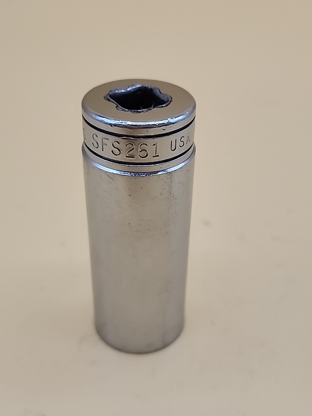 Snap-on Tools SFS261 3/8″ 6 Point Drive SAE Chrome 13/16″ Deep Socket USA