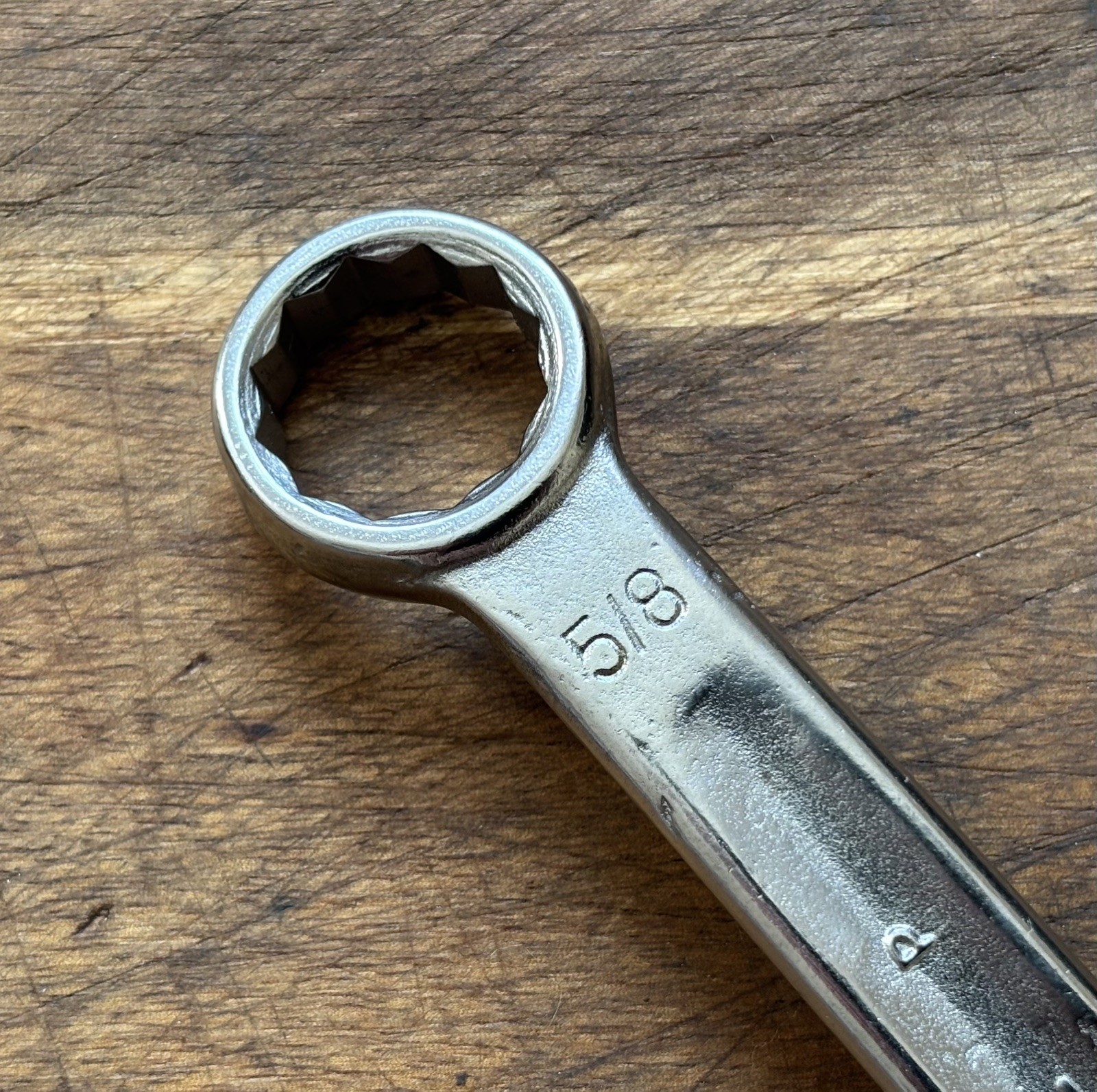 STAHLWILLE STABIL – 5/8” x 11/16” AF – slight cranked ring spanner / stored L/U
