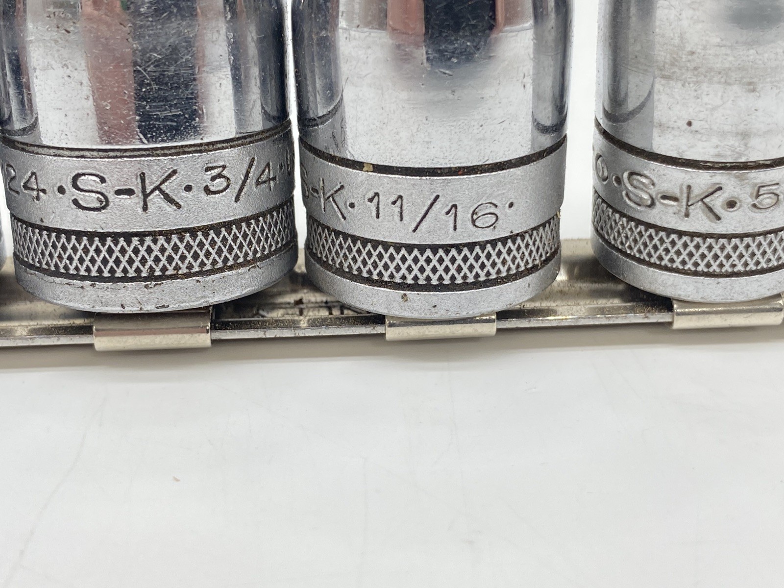 VTG S-K 1/2″ Drive 11pc Knurled Sockets 1-1/6″ down to 7/16″