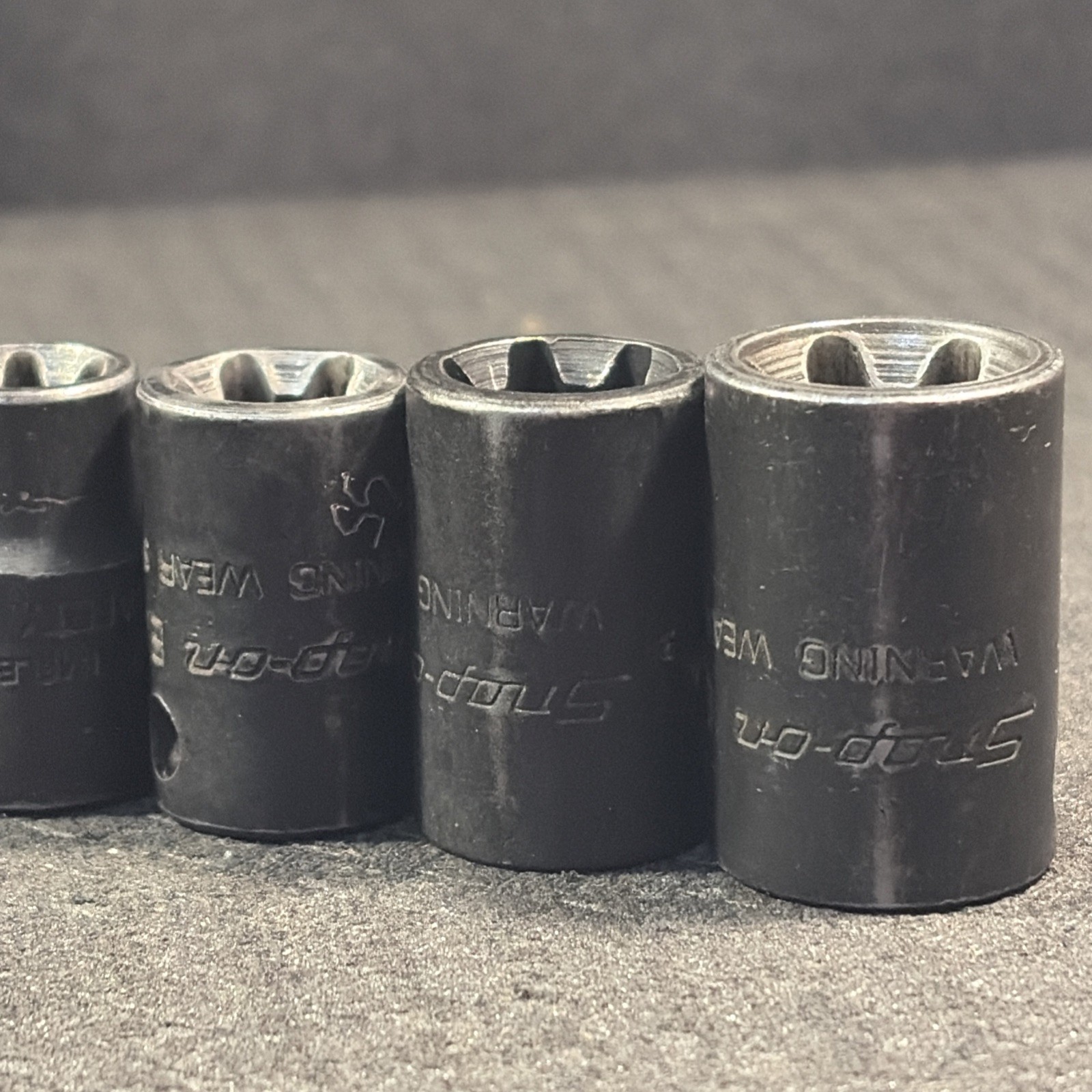 9 Snap-On Impact Socket 1/4”-3/8″ Drive E5 6 7 8 &E10 12 14 16 18 Shallow E TORX