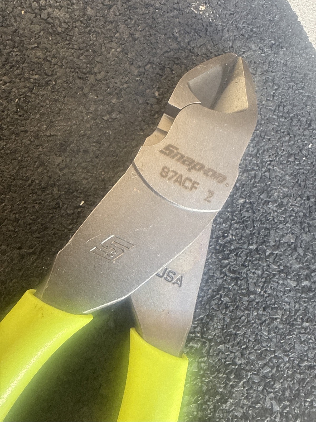 For Snap-on Tools USA NEW HI-VIZ Soft Grip 7″ Diagonal Cutter Pliers 87ACFHV
